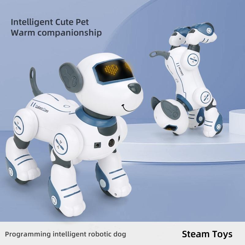Intelligentes Roboter-Hundespielzeug für Kinder, niedlicher Hund, kann sich bewegen und tanzen, elektronisches Hunde-Haustier-Begleiter-Roboterspielzeug
