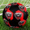 D.C. United Indoor Soccer Ball Colorful All Ages Size 5 Machine Stitched PVC Competition Ready Durable High-Bounce