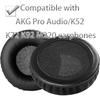 Replacement Ear Pads Compatible with AKG K52 K72 K92 K240 Headphones, Akkiv Replacement Ear Pads Made of Protein Leather and Memory Foam, for