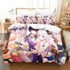 Nuovo Gioco Honkai Impact 3rd Set Biancheria da Letto Copripiumino con Federe Singolo Matrimoniale Queen King Biancheria da Letto Tessuti per la Casa