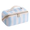 Polka Dot/Striped Women's Cosmetic Bag Vintage Travel Cosmetic Case  Makeup Accessory