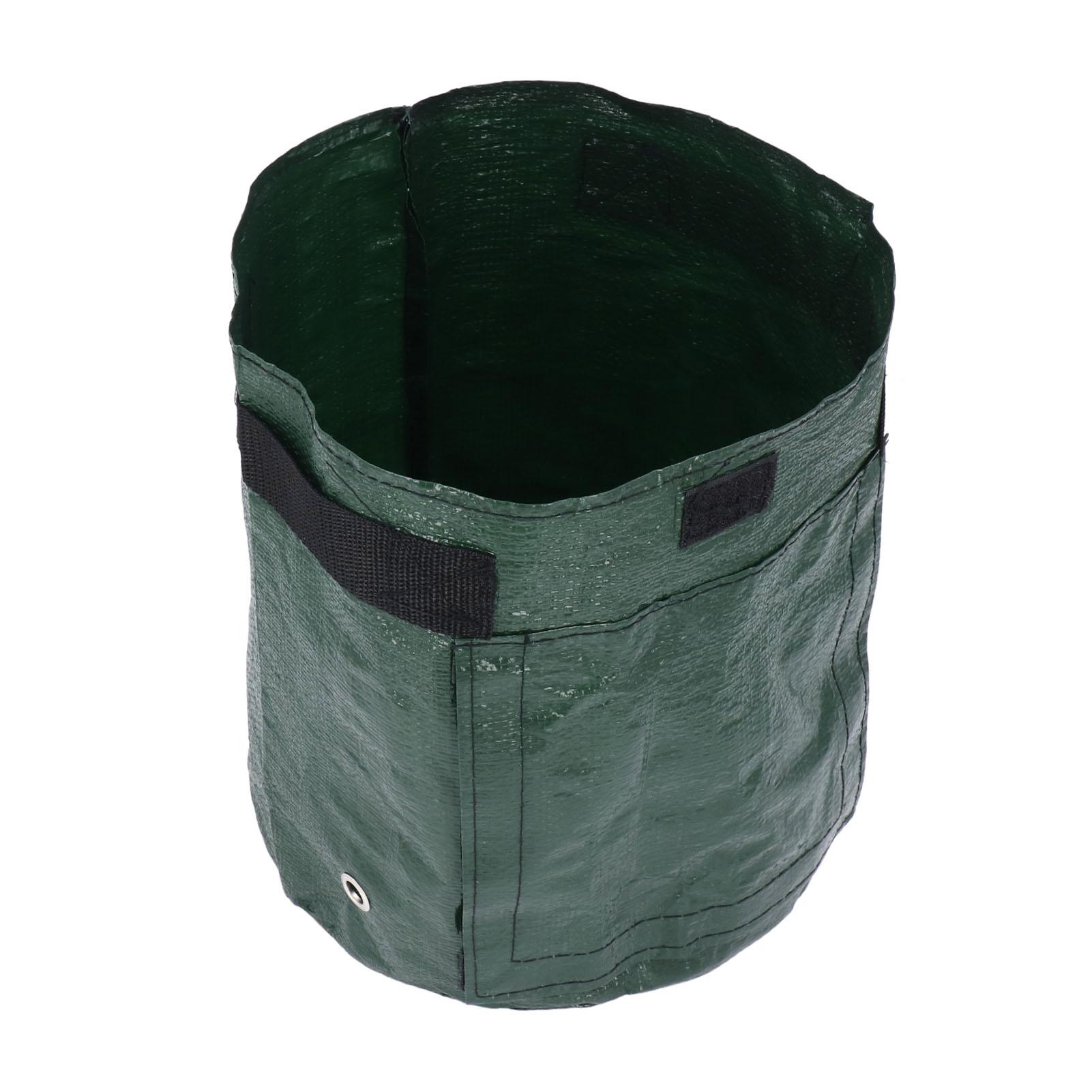 

Potato Grow Bag Plastic Reusable Visible Window Portable Handle Vegetable Planter for Garden Patio 5 Gallon 23 X 28cm