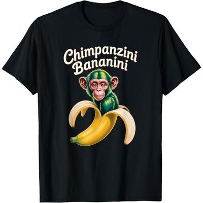 Chimpanzini Bananini Italian Brainrot Meme T-Shirt