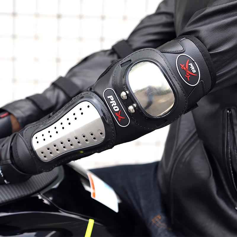 Motorcycle Protective Gear Mtb Knee Pads Elbow Pads Keep Warm Anti-fall Stainless Steel Protective Gear Motocross Accessories
