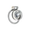 Chaqu Stainless Steel Chastity Lock Cage with Thickened Hood and Stable Ring for Men