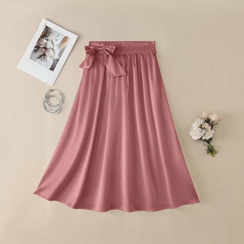 ZANZEA Lässige, elastische Taille, lockere lange Röcke für Damen