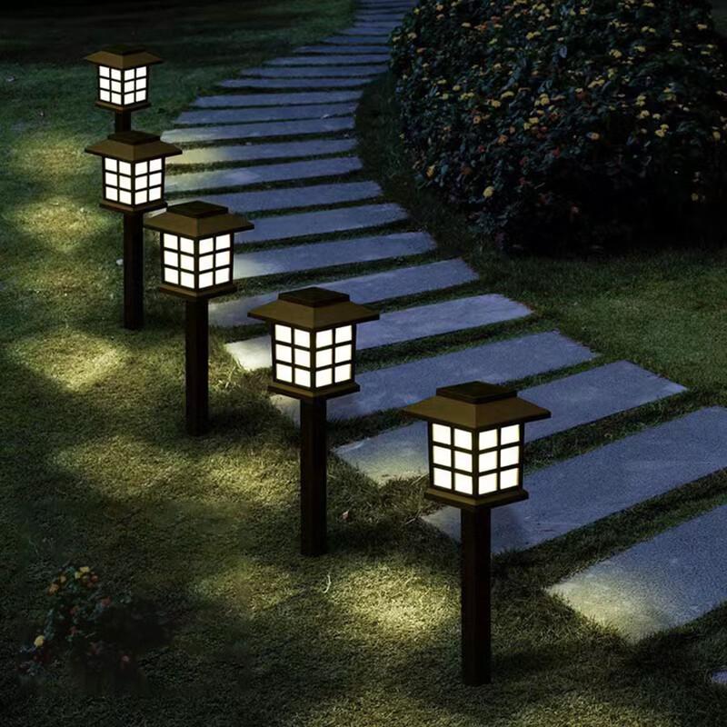 Lishi Solar Palace Lantern Outdoor Garden Lights (2-Pack)