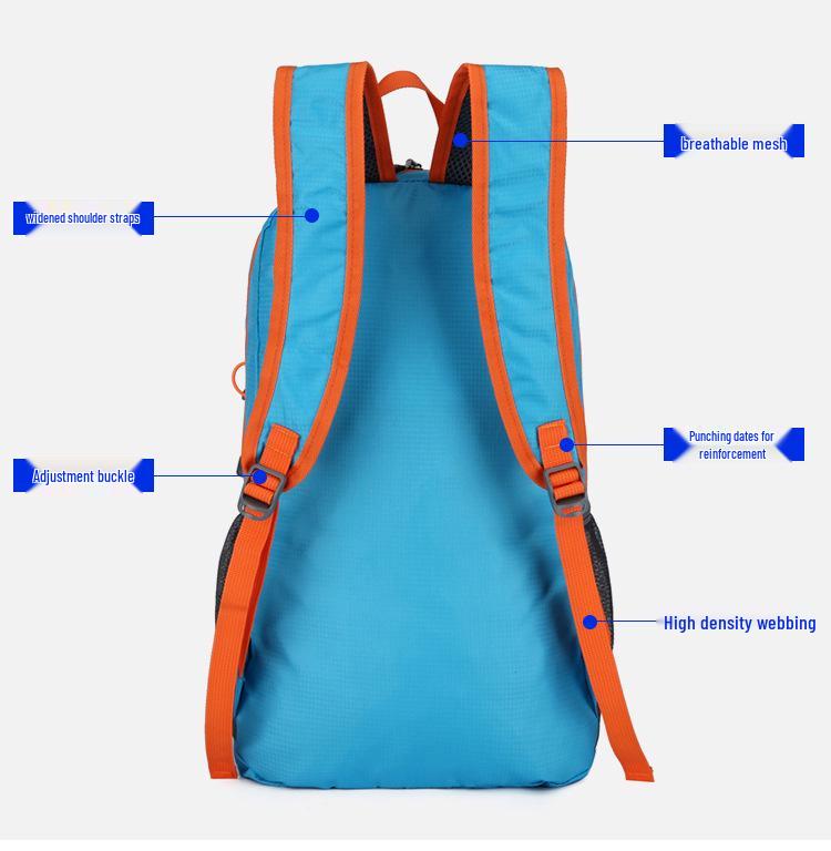 Large Capacity Lightweight Outdoor Backpack for Hiking, Cycling, and Travel - Quick-Drying and Ideal for Storage