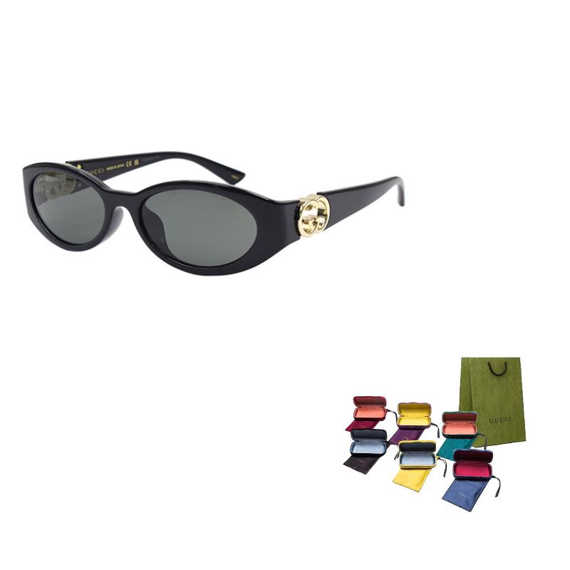 

GUCCI Vintage Narrow Frame Oval Sunglasses Women s 56 чёрный