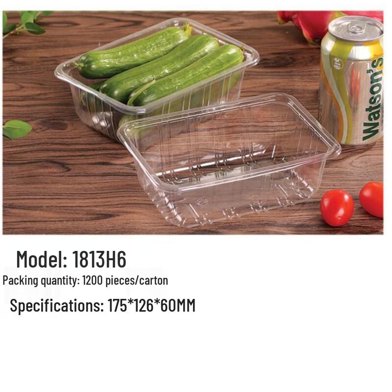 Shixun Disposable Rectangular Plastic Fruit Boxes