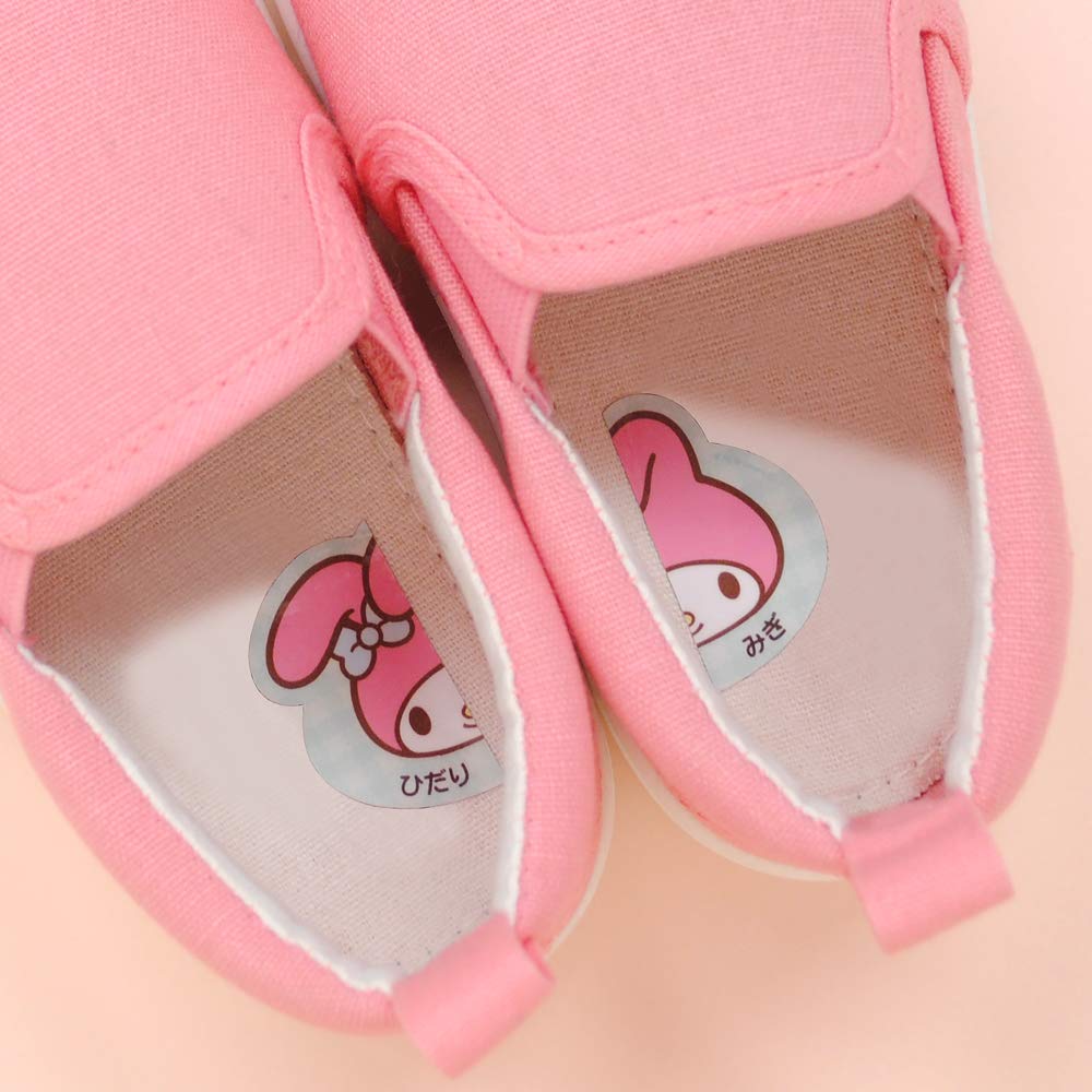 DearCards (Dear Cars) Stick Them On Your Shoes and Never Get Them Mixed Up My Melody Non-Iron, Waterproof Laminated Stickers - Matching Stickers