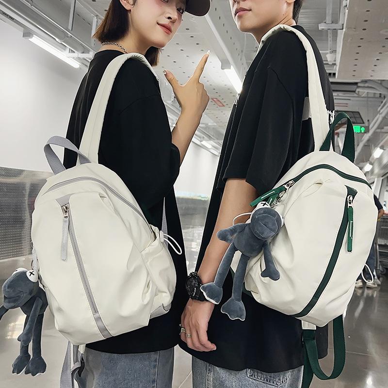Children's Small Schoolbag for College Students Simple New Small Backpack for Girls Men's Contrasting Color Backpack for Girls