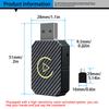 Universel CarPlay Adaptateur Sans 2in1 Mini Adaptateur Dongle Connexion Automatique Plug & Play Bluetooth WiFi Mini Box