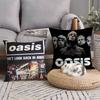 Funda de Almohada Banda Oasis Cuadrada Dormitorio Sofá Comodidad de Ocio Cojín Coche Sala de Estar Decoración del Hogar