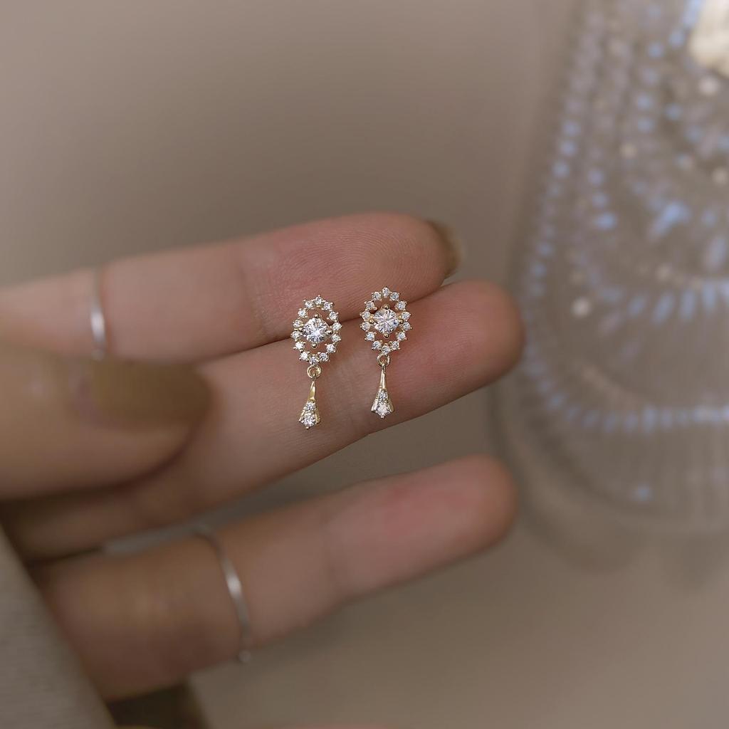 2024 Retro French Tassel Zircon Earrings: Summer Style with Chic Elegance
