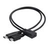 Double Charging Mini USB 5P Female To Type C Male Plus Mini USB 5P Male Cable For Simultaneous Phones Tablets And More