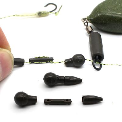 20PCS Pokročilé nastavovacie zarážky na lov kaprov Kaprový doraz na vlasec Korálka pre Method Feeder Náčinie na lov kaprov In line Stopper