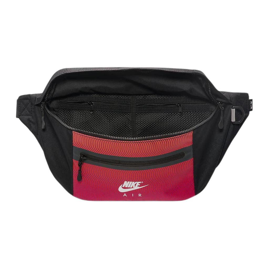 New Nike ELEMENTAL Fabric Shoulder Bag Crossbody Bag Fanny Pack Regular Unisex Black & Red FV8133-010