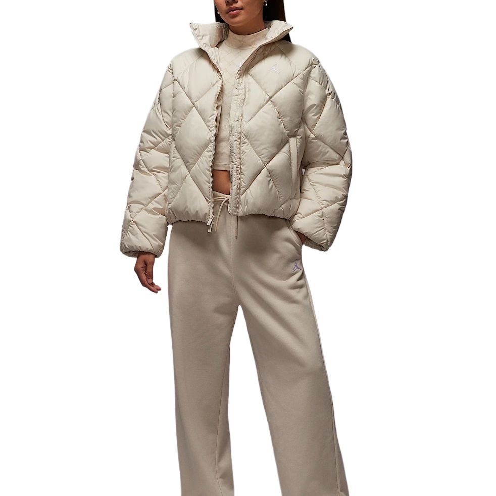 Jordan Brooklyn FW25 Therma-FIT Isolierte Reißverschluss Einfarbige Langarm Baumwolljacke Damenjacken HV0418-104