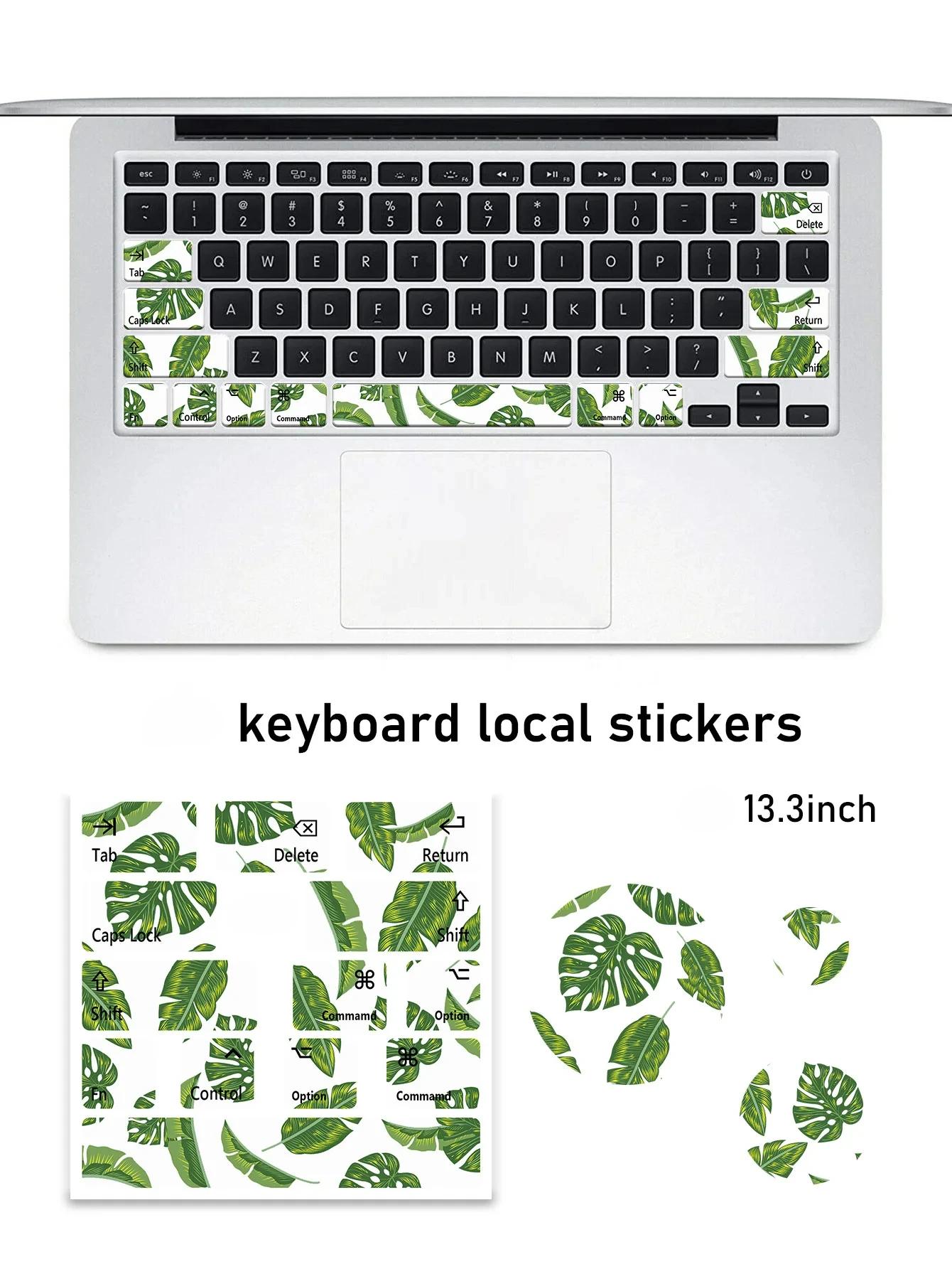 English Keyboard Button Stickers PVC for Macair Notebook Computer Desktop Keyboard Keypad Laptop