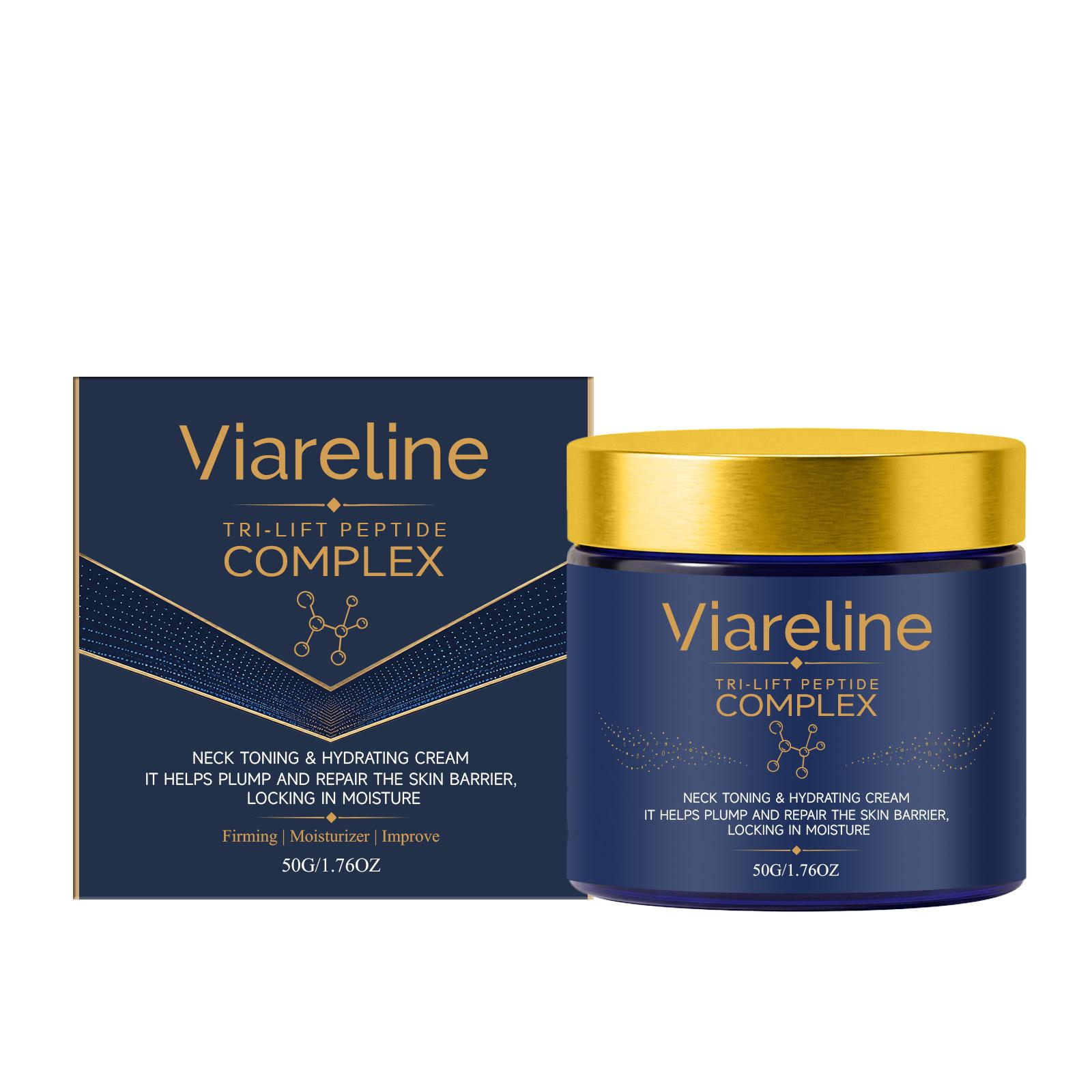 VIARELINE Hals Feuchtigkeitscreme Sanfte Formel Feuchtigkeitsspendende Hautpflege Glatte Textur Leichte Absorption