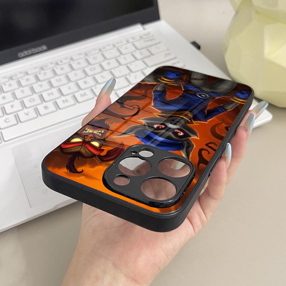 Phone Case Glass For Samsung Galaxy S26 S25 S23 S24 S21 S22 S20 Ultra Fe Plus A16 Cover Sly Cooper