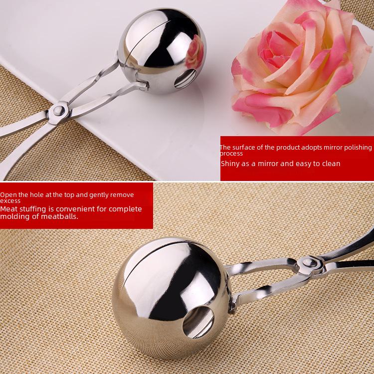 Fleischbällchen- und Reisbällchenform aus Edelstahl für den Einsatz in der Küche zu Hause