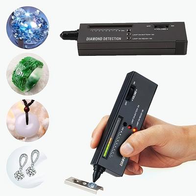 High Precision Portable Diamond Test Pen-Electronic Jewelry Authenticity Detector,battery Operated, Non-rechargeable,display and Multi-color Indicator