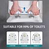 [Installiert in 1 Sekunde] Verdickter, bruchsicherer Toilettensitz, kompatibel mit allen Marken, U/V/O-förmigen Toilettensitzen
