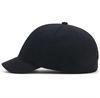 Haberly Plus Size Short Brim Cap Solid Color Simple Casual Soft Hat Free Black [58cm-63cm] Men's (JP, Alphabet, Size, (58cm-63cm))