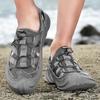 Newest Men'S Shoes Hollow Breathable Men Sandals Casual Outdoor Sneakers Men Stylish Casual Suede Soft Comfortable Walking Loafers