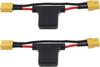 2-Pack XT60 Male To XT60 Female Extension Cable with 30A Fuse | 12AWG Silicone Wire | For E-Bikes, RC Drones, Quadcopter, Charger