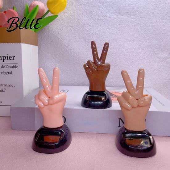 Gesten-Autodekoration Solarbetrieben Fingerwackel-Dekor Kreatives Armaturenbrett-Ornament