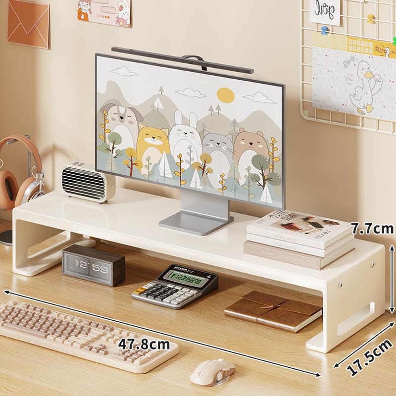 Multifunctional Desktop Storage Rack and Laptop Riser