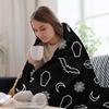 SPOOKY SZN Throw Blanket Stylish Warm Blanket for Living Room Bedroom