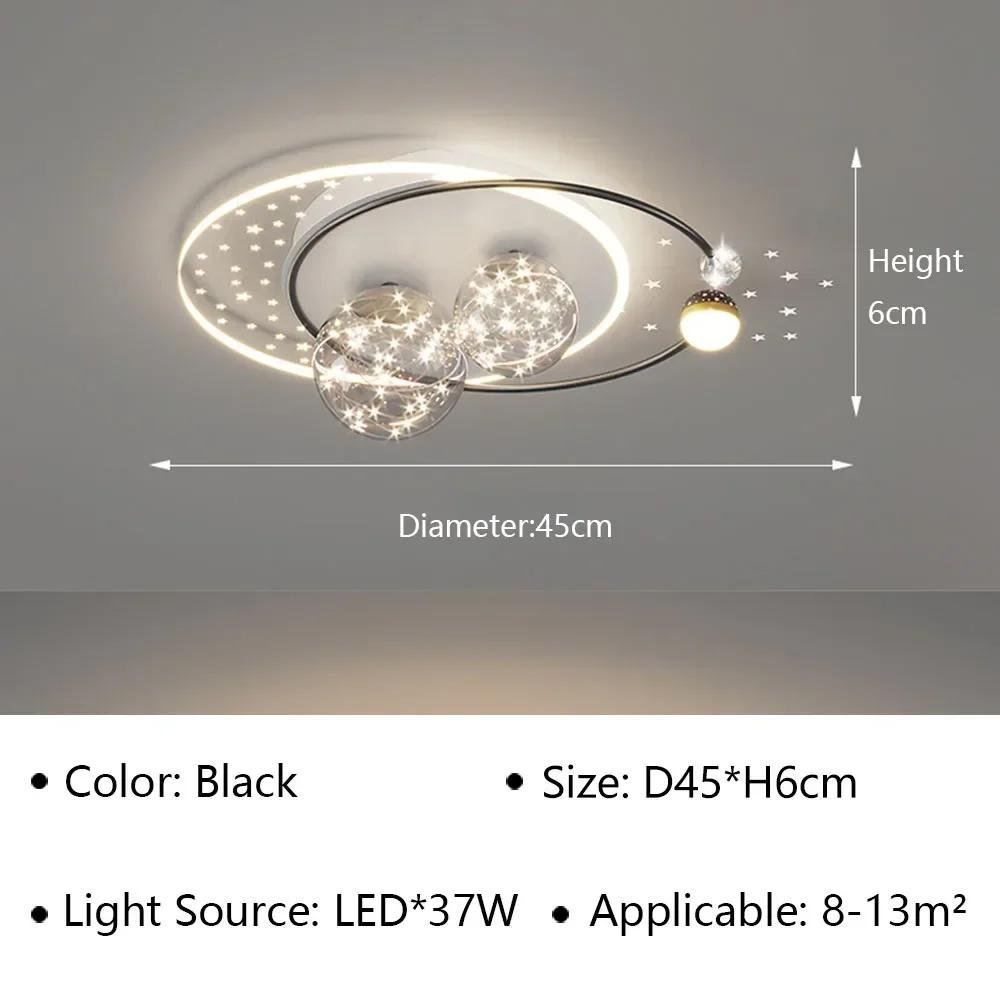 

Современный светодиодный потолочный светильник для гостиной, спальни, ресторана, потолочная люстра, украшение для дома, внутреннее освещение, люстра Tricolor(no RC)