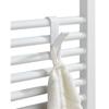 Wenko - 2 Crochets pour radiateurs sèche-serviettes - Blanc