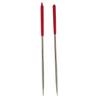 2pcs 3x140mm Round Needle File for Art Craft for Mechanics Electronics