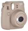 Fujifilm Sofortbildkamera instax mini8 plus mit Nahlinse und echter Handschlaufe Cocoa INS MINI 8P COCOA