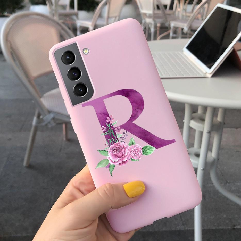 

For Samsung S21 5G Case S21 Ultra Plus Cute Letters Cover For Samsung Galaxy S21 Plus 5G S21+ S 21 Ultra Phone Cases Soft Fundas Samsung S21 5G