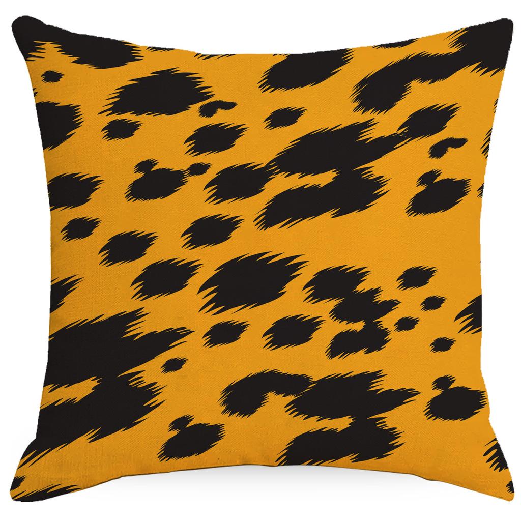 Leopard Spot Pillowcases Home Decoration Cushions Living Room Sofa Bedroom Headrest Nordic Style High-end Square Cushion Cover
