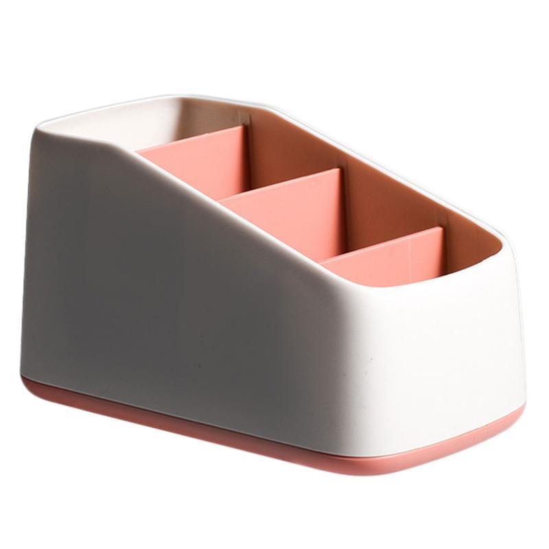 Desk Storage Box 1PC Desk Box Makeup Case Home Container Remote Control Storage Box Variety Jewelry Box | Storage Cases and Containers