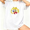 Sailor Moon Retro 90s Anime Graphic T Shirt Summer Cotton Unisex Unisex Tee Streetwear Casual Trend Short Sleeve Couple Hip Hop Top