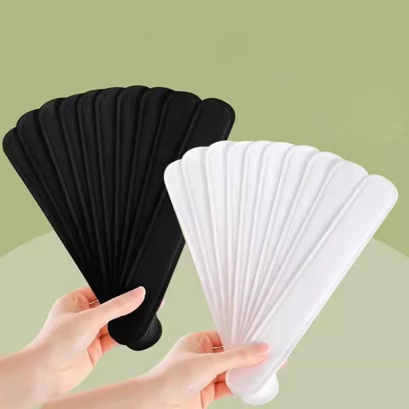 

40pcs Hat Sweat Absorber Stickers Summer Cap Liner Bands Sweatband Visor Hats Size Reducer Adhesive Sweat Absorbing Strips Pads 10pcs