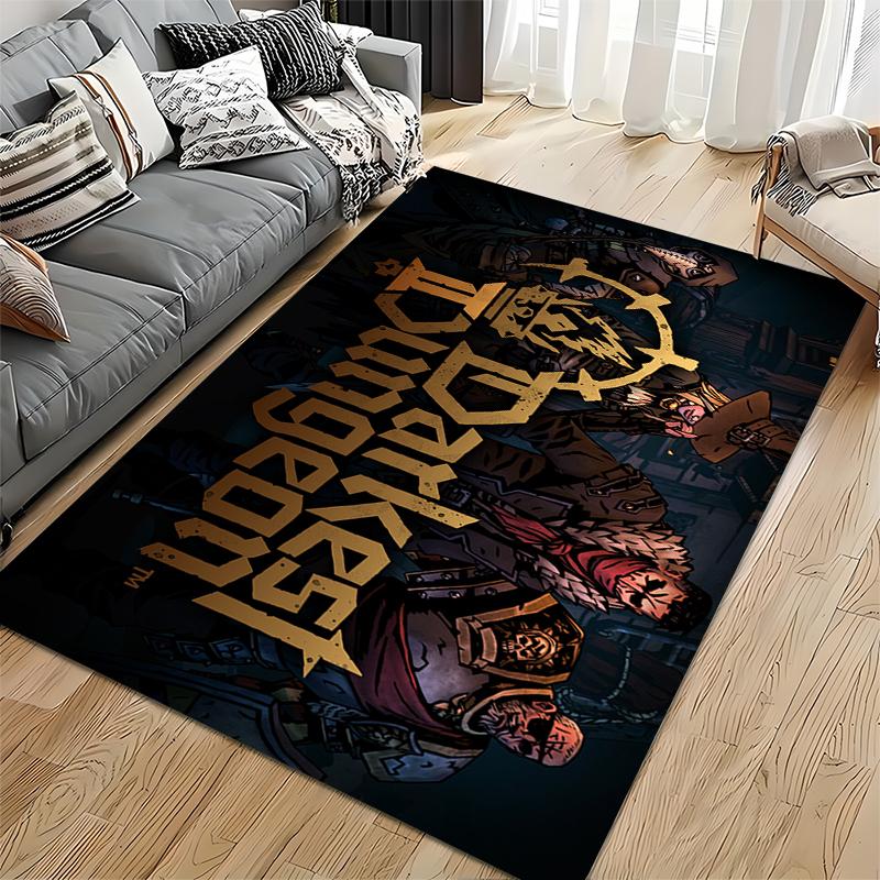 Darkest Dungeon Thema Kunst Teppich Design Rutschfester Teppich geeignet für Wohnzimmer und Schlafzimmer Sofas