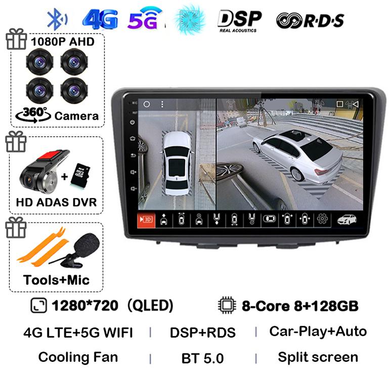 Android 14 Carplay Auto WIFI+4G For Suzuki Baleno 2016 2017 2018 2019 GPS Car Radio Multimedia Video Player Stereo Head Unit DSP