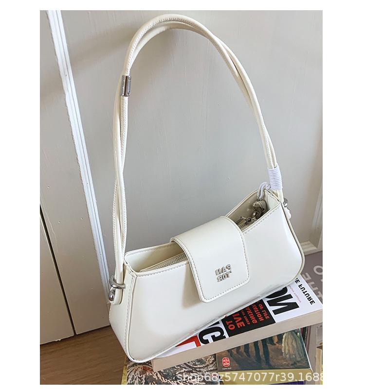 

Women s ins fashion new cross-body trendy women s bag 2025 spring and summer armpit baguette bag Korean ballet style shoulder bag