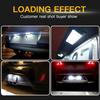 2PCS 12V 6000K Super Brght LED License Plate Light For Hyundai Coupe GK 2002-2009 tiburon coupes III F/L2 2001-2008