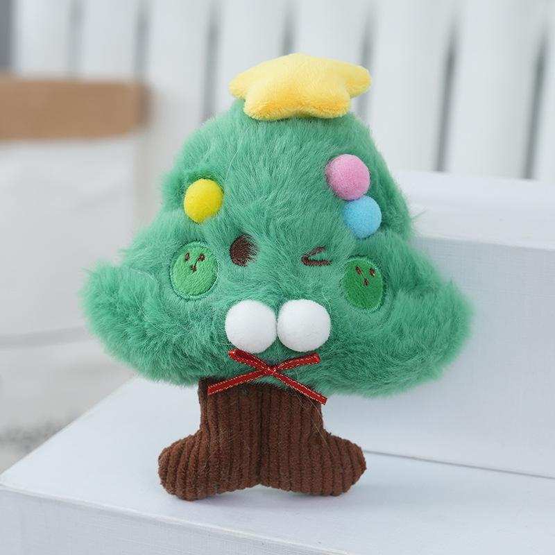 

Adorable Plush Forest Series Money Tree Keychain Creative Plush Doll For Couples Green Star