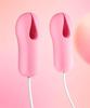 Pinze per Capezzoli Invisibili & Stimolatore Vibrante: Giocattolo per Stimolazione e Flirt Femminile